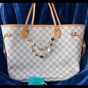 SOLD 🌸Louis Vuitton Neverfull MM Azur Rose🌸